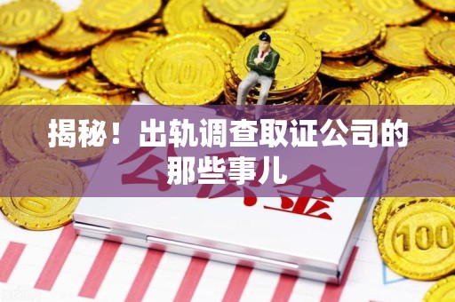 华安揭秘！出轨调查取证公司的那些事儿