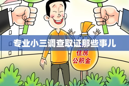 华安专业小三调查取证那些事儿
