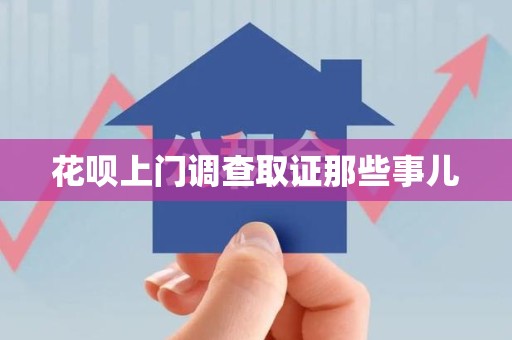 华安花呗上门调查取证那些事儿